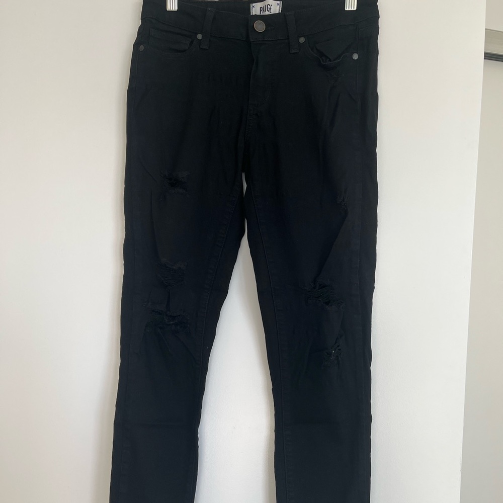 Paige denim black jeans